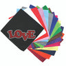 Love (Red Glitter) Bandanna