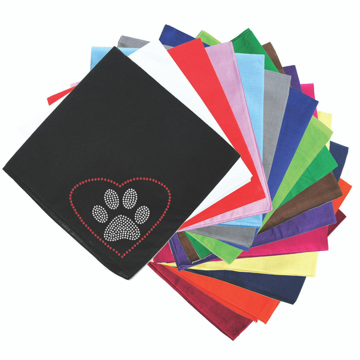 Heart with Paw bandana