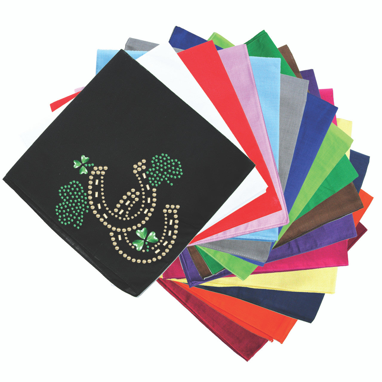 Shamrocks & Horseshoes - Bandanna