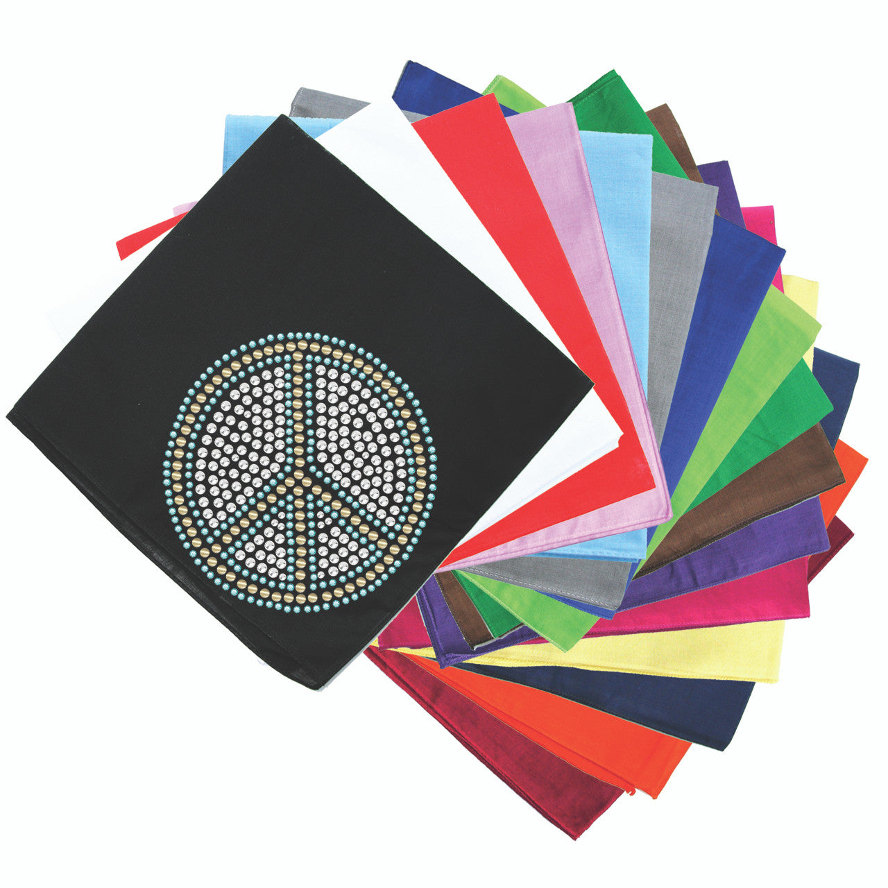 Peace Sign (Blue) - Bandanna