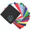 Paw (Blue Rhinestuds) bandana