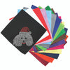 Poodle Face with Santa Hat - Bandana