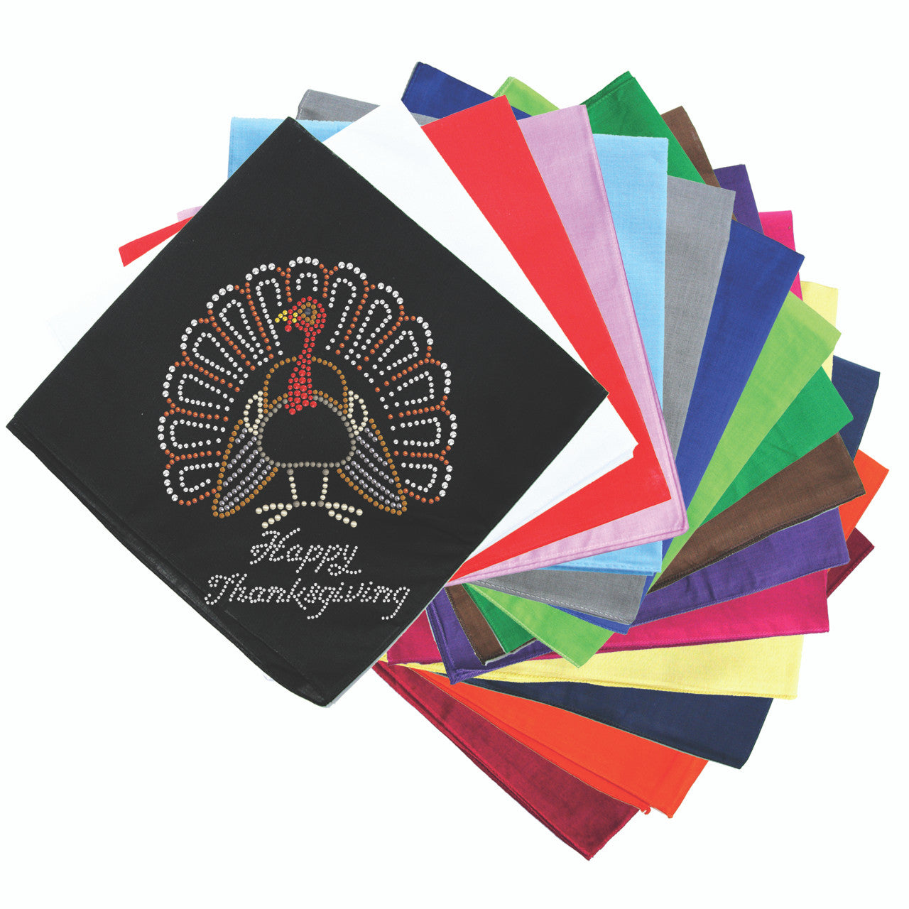 Happy Thanksgiving Turkey 2 Bandanna