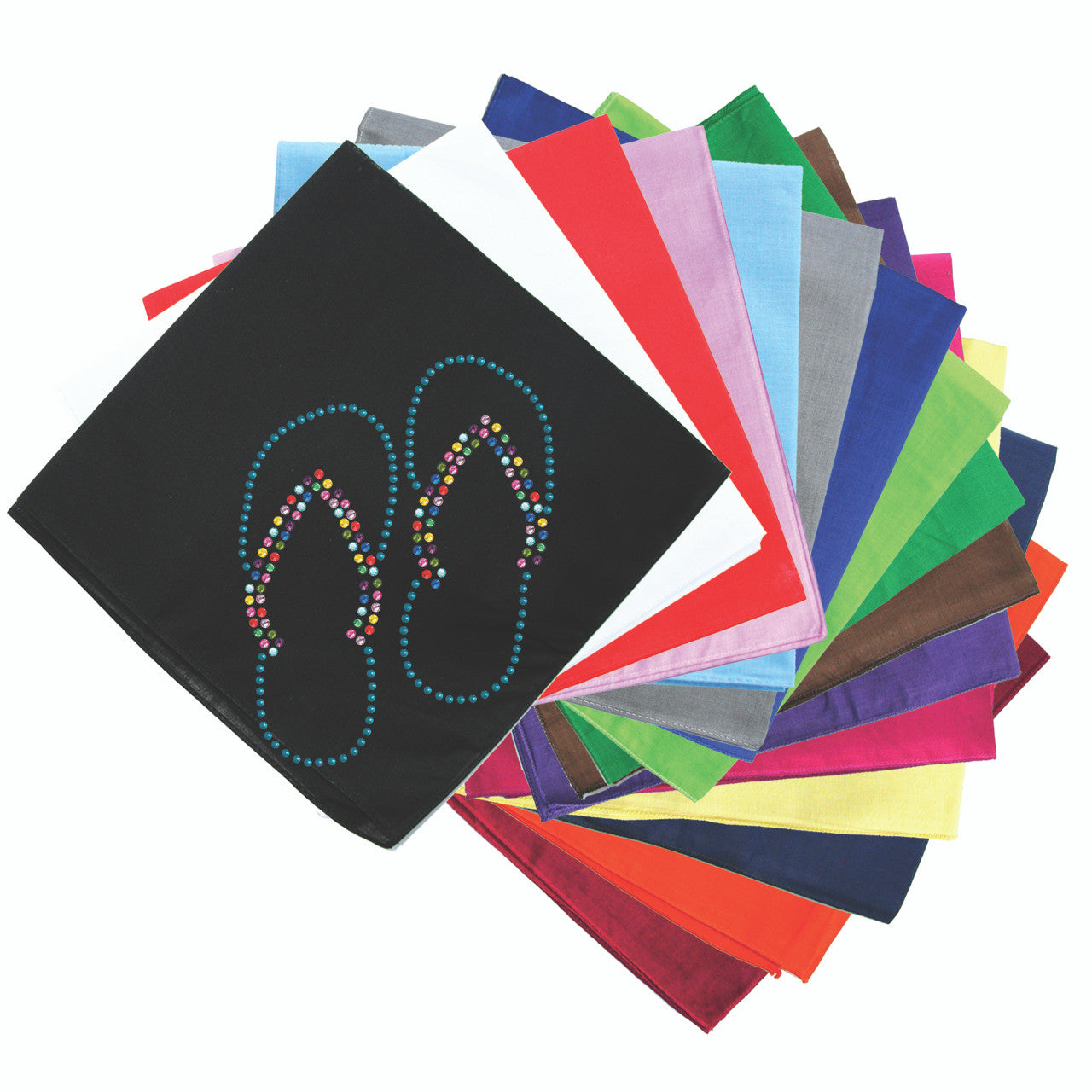 Flip Flops (Turquoise) - Bandanna