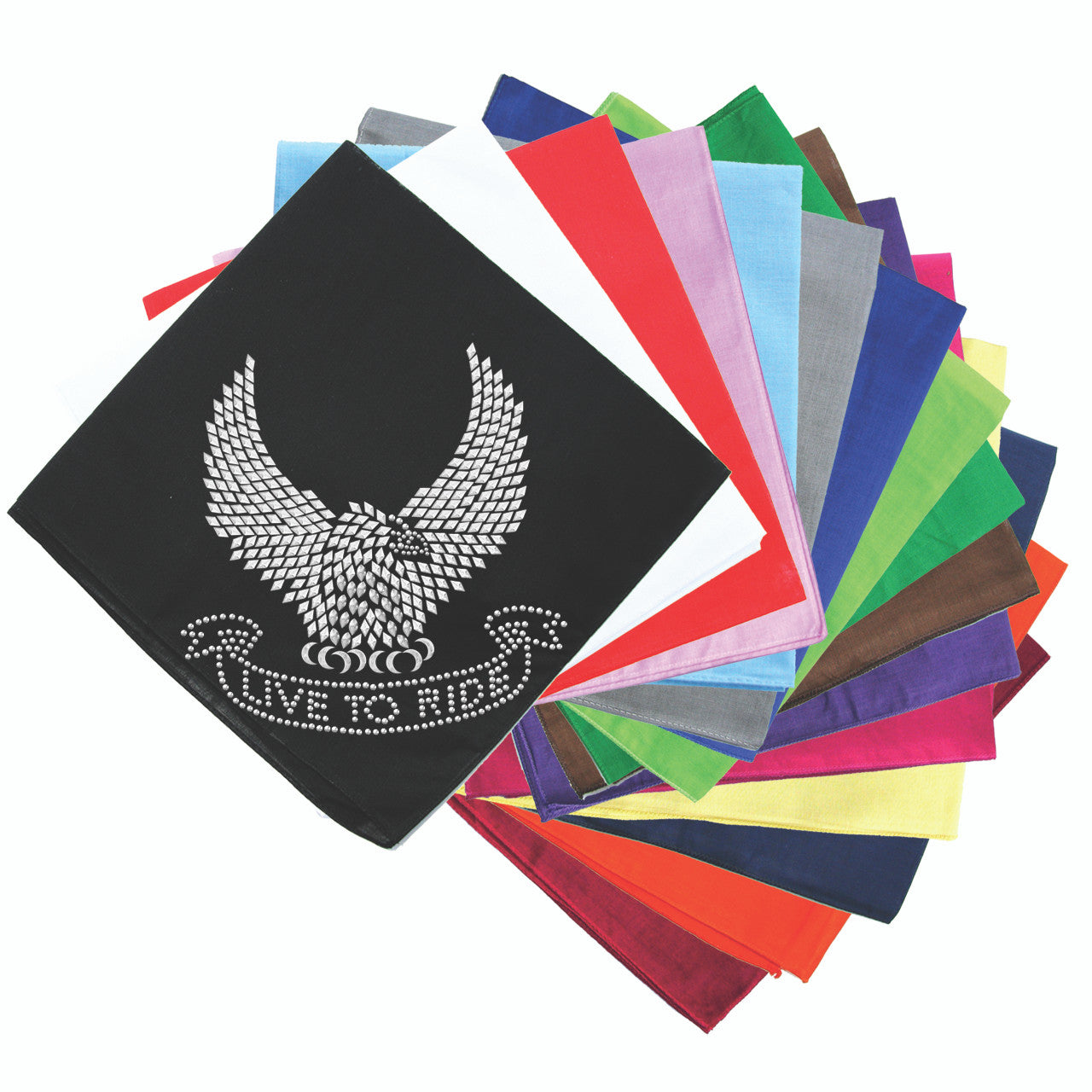 Live to Ride Eagle - Bandanas