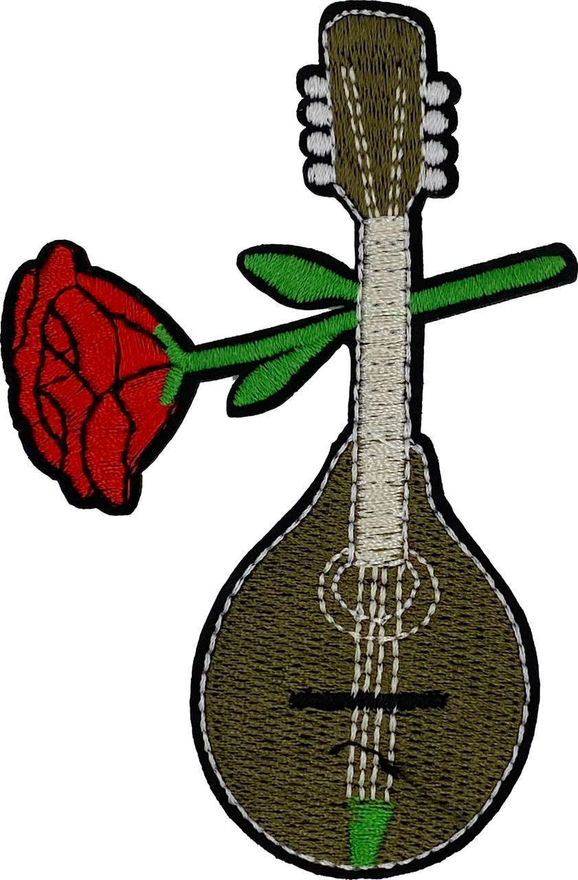 Banjo with Rose - Patch