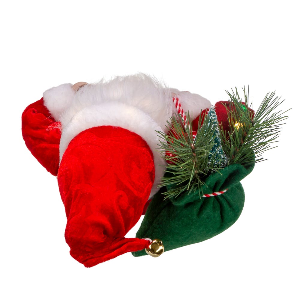 Kurt Adler 12-Inch Battery-Operated LED Lighted Santa