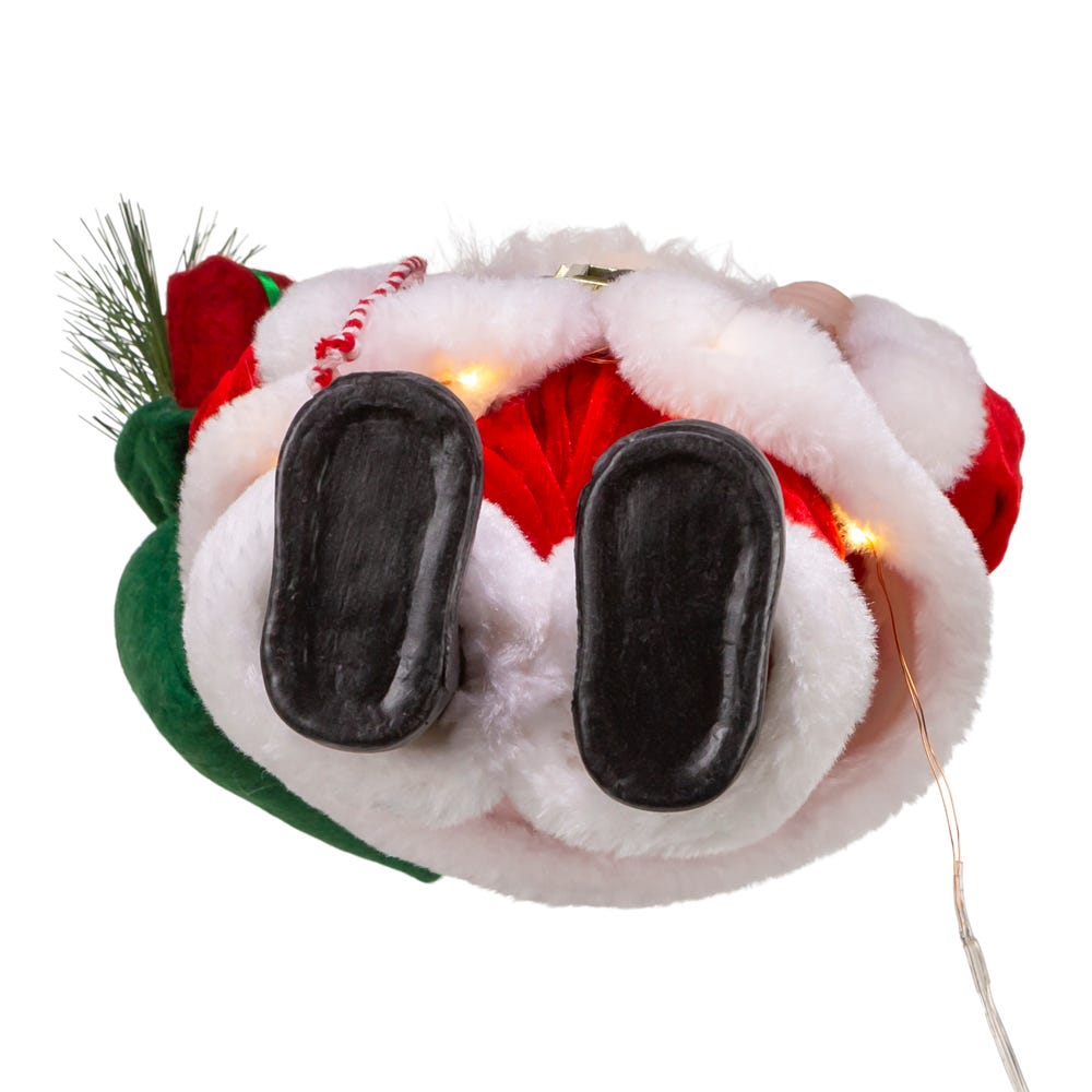 Kurt Adler 12-Inch Battery-Operated LED Lighted Santa