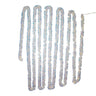 Kurt Adler 32.8-Foot Battery-Operated Iridescent Tinsel Garland with 100 Warm White Lights