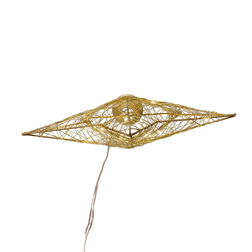 Kurt Adler 11.8-Inch Battery Operated 5-Point Metal Star Tree Topper