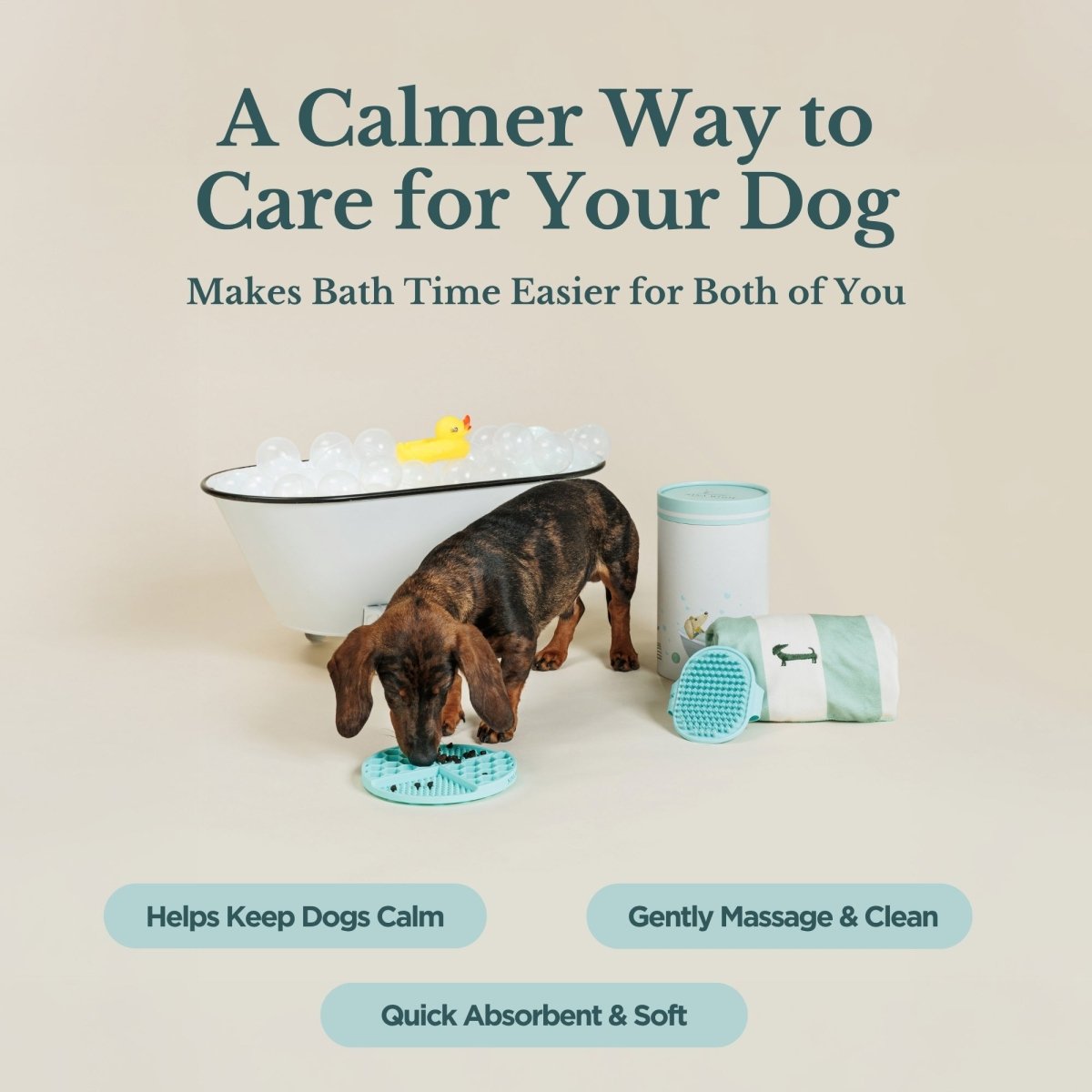 Bath Kit for Dogs - Grooming Set