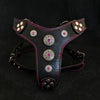 Bestia Dog Gear Genuine Leather Dog Harness - Black