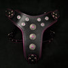 Bestia Dog Gear Genuine Leather Dog Harness - Black/M