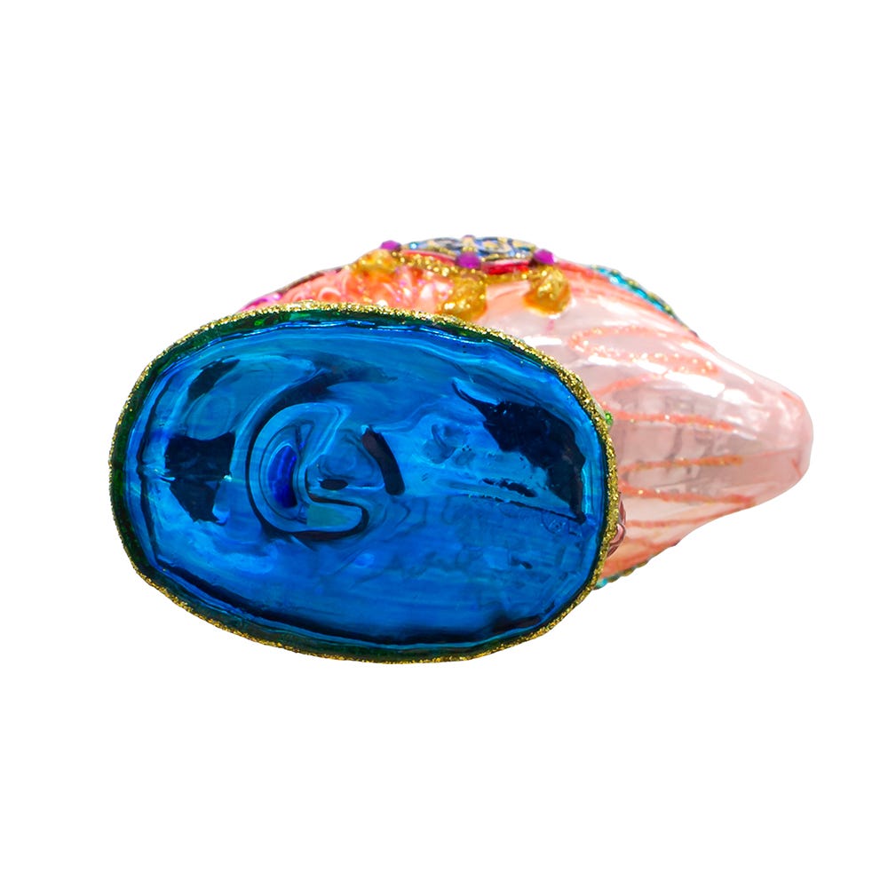 Kurt Adler 7-Inch Bellissimo Glass Flamingo Ornament