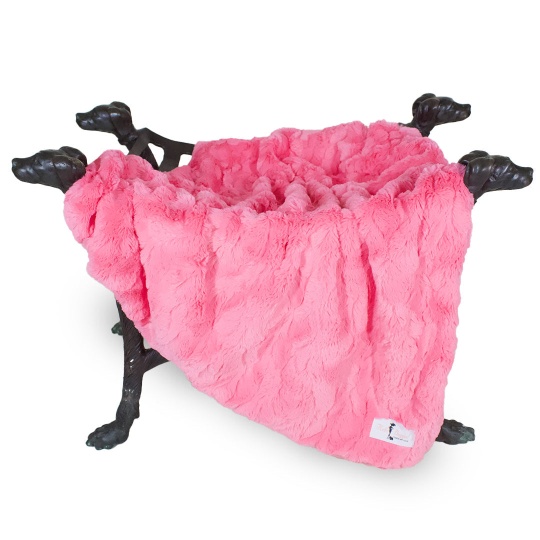 Hello Doggie Bella Fuchsia Dog Blanket