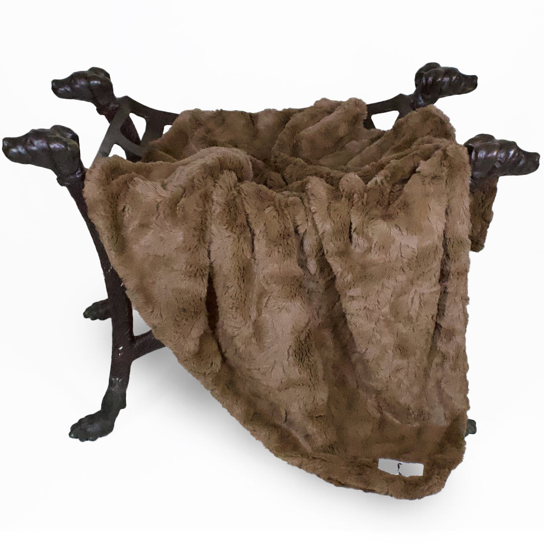 Hello Doggie Bella Mocha Dog Blanket