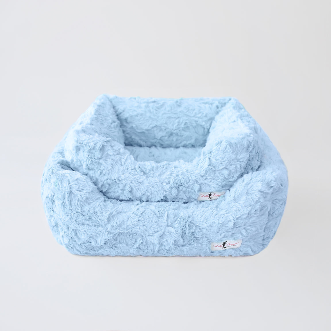 Hello Doggie Bella Faux Fur Baby Pink Dog Bed