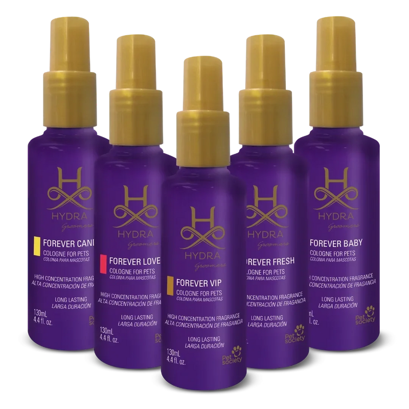 Hydra Best Selling Cologne Bundle 4oz Forever Baby, Candy, Fresh, Love and VIP