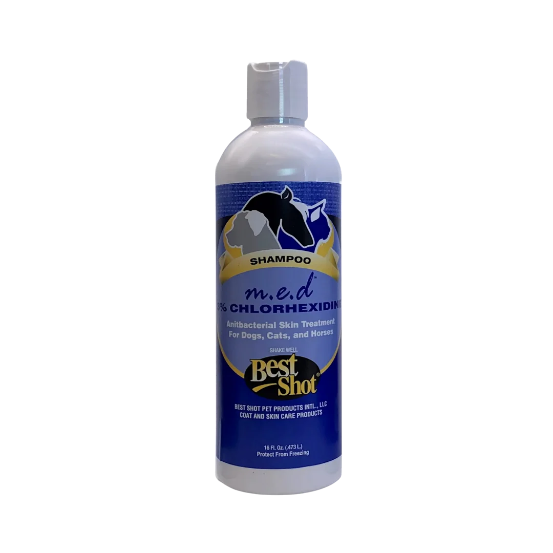 M.E.D. Chlorhexidine Shampoo 16oz by Best Shot