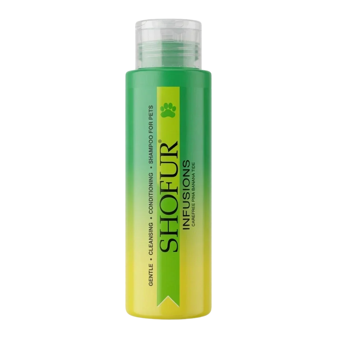 Best Shot Dog Shofur Infusions All-in-One Shampoo Carefree Pina Banana Tide 18oz