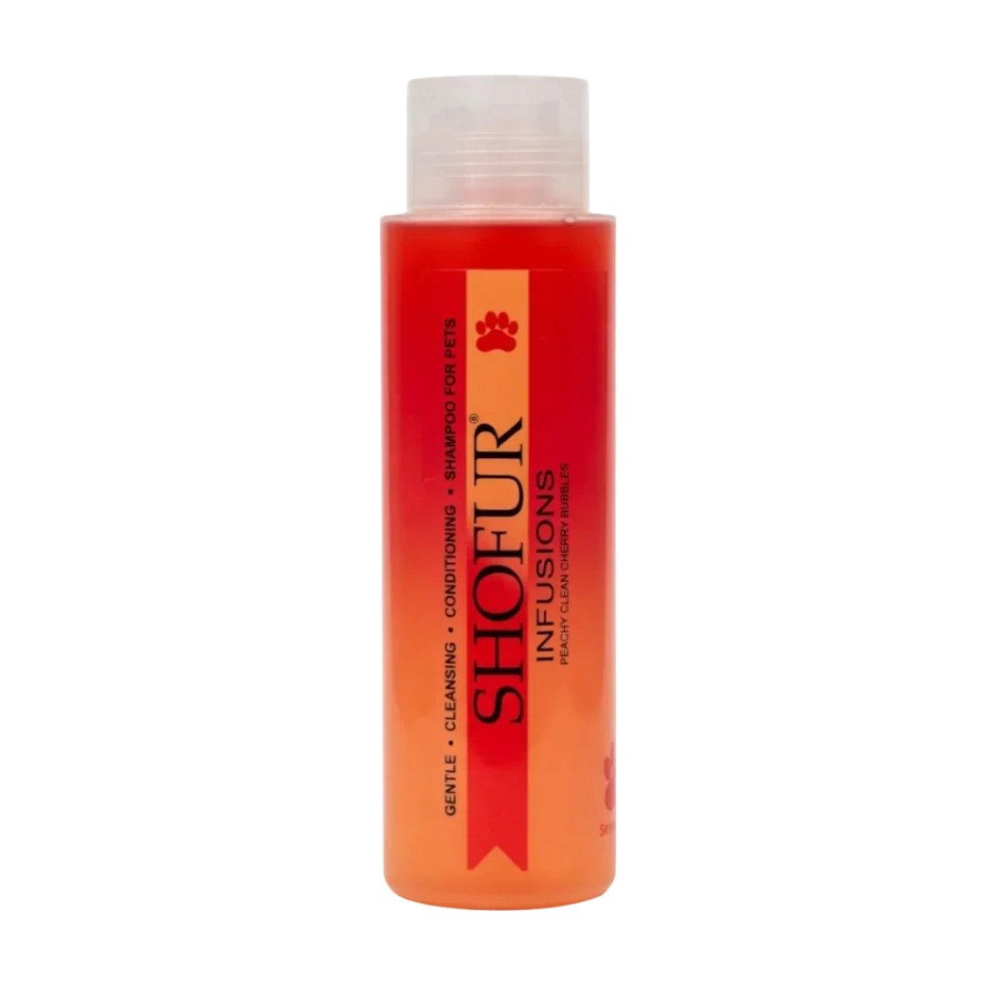 Best Shot Dog Shofur Infusions All-in-One Shampoo Peachy Clean Cherry Bubbles 18oz