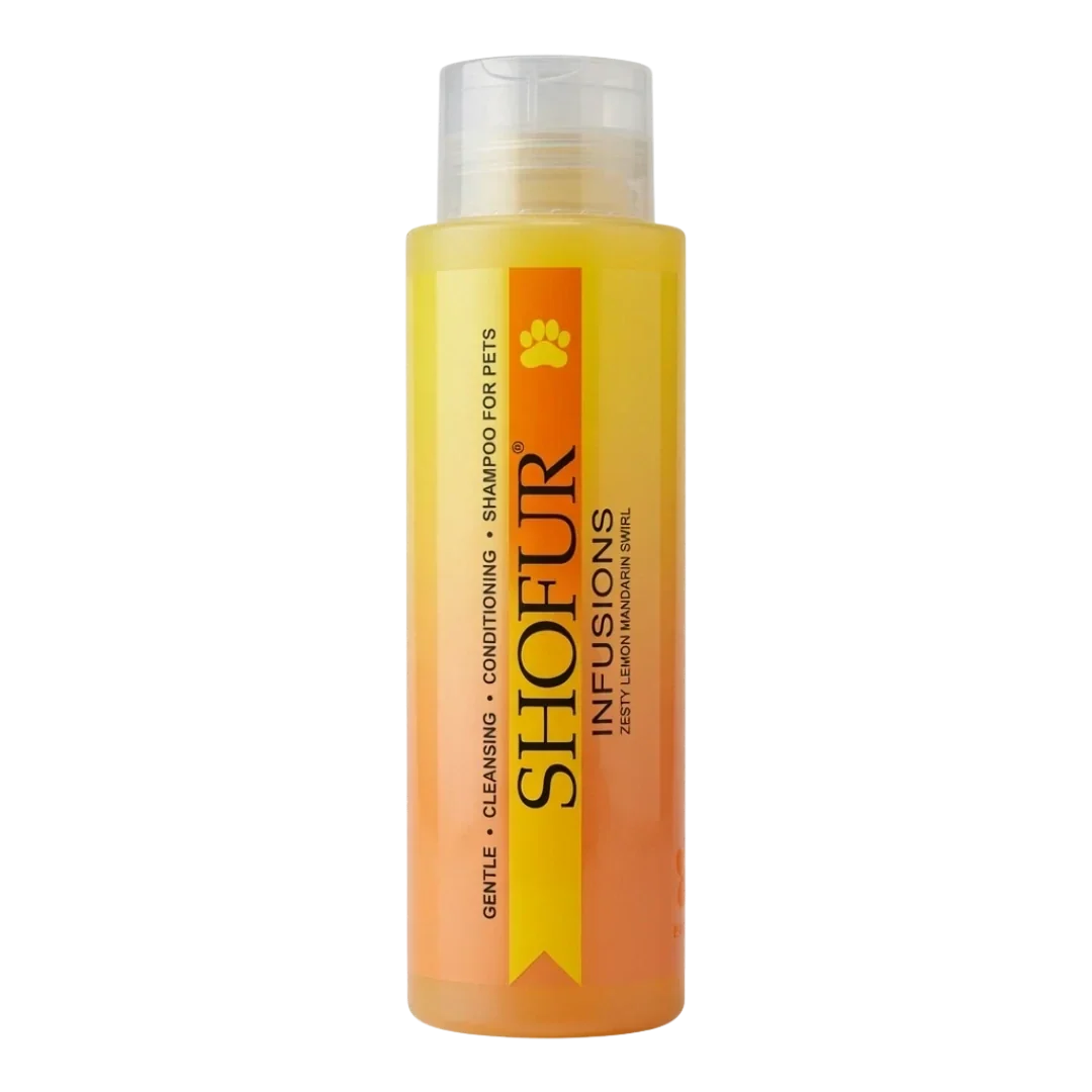 Best Shot Dog Shofur Infusions All-in-One Shampoo Zesty Lemon Mandarin Swirl 18oz