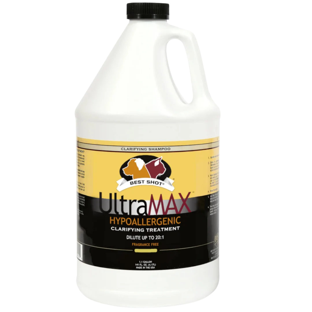 Ultramax Hypoallergenic Clarifying Shampoo 1.1Gallon by Best Shot