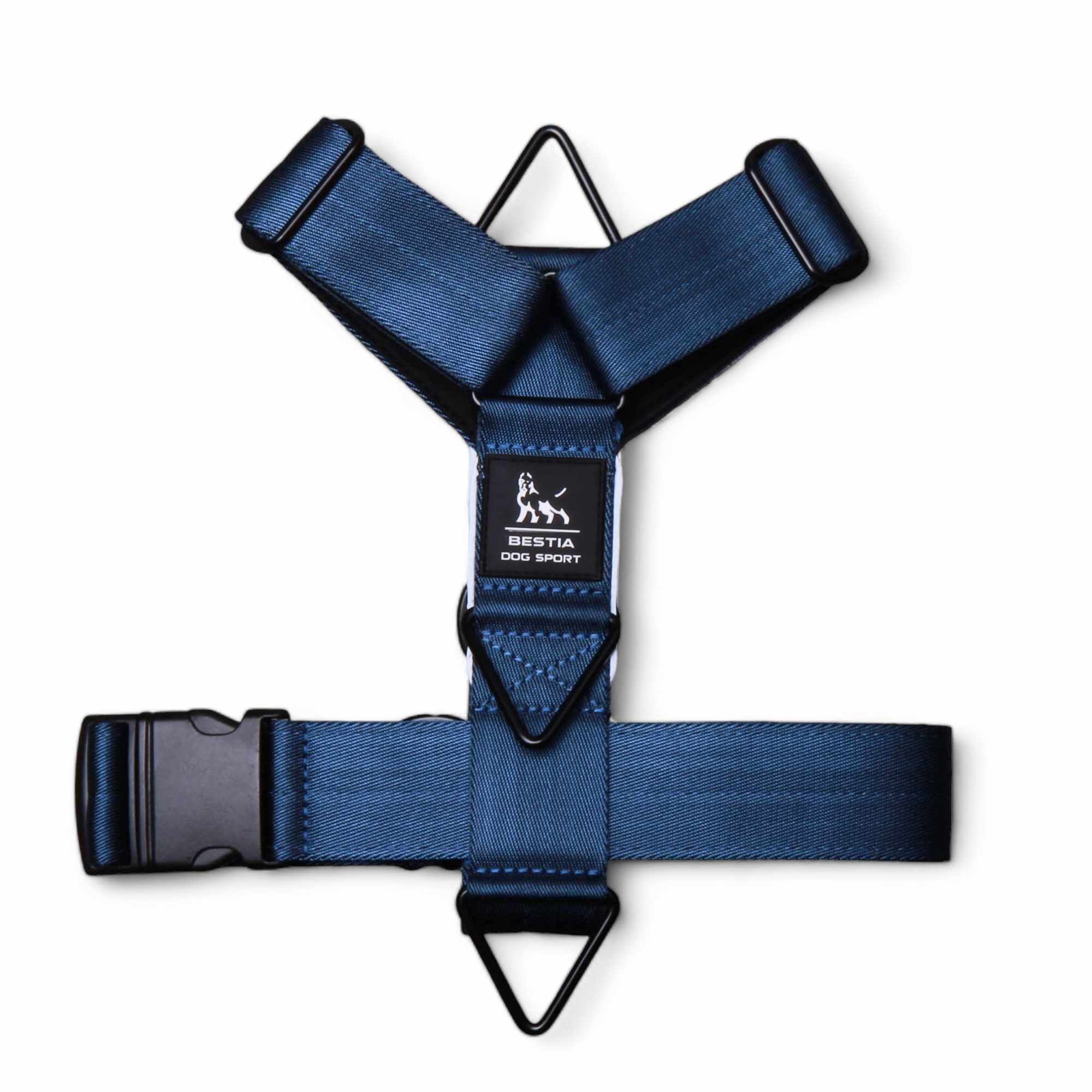 Bestia Dog Sport BESTIA DOG SPORT GripPro Basic Harness Nylon Black pet supplies