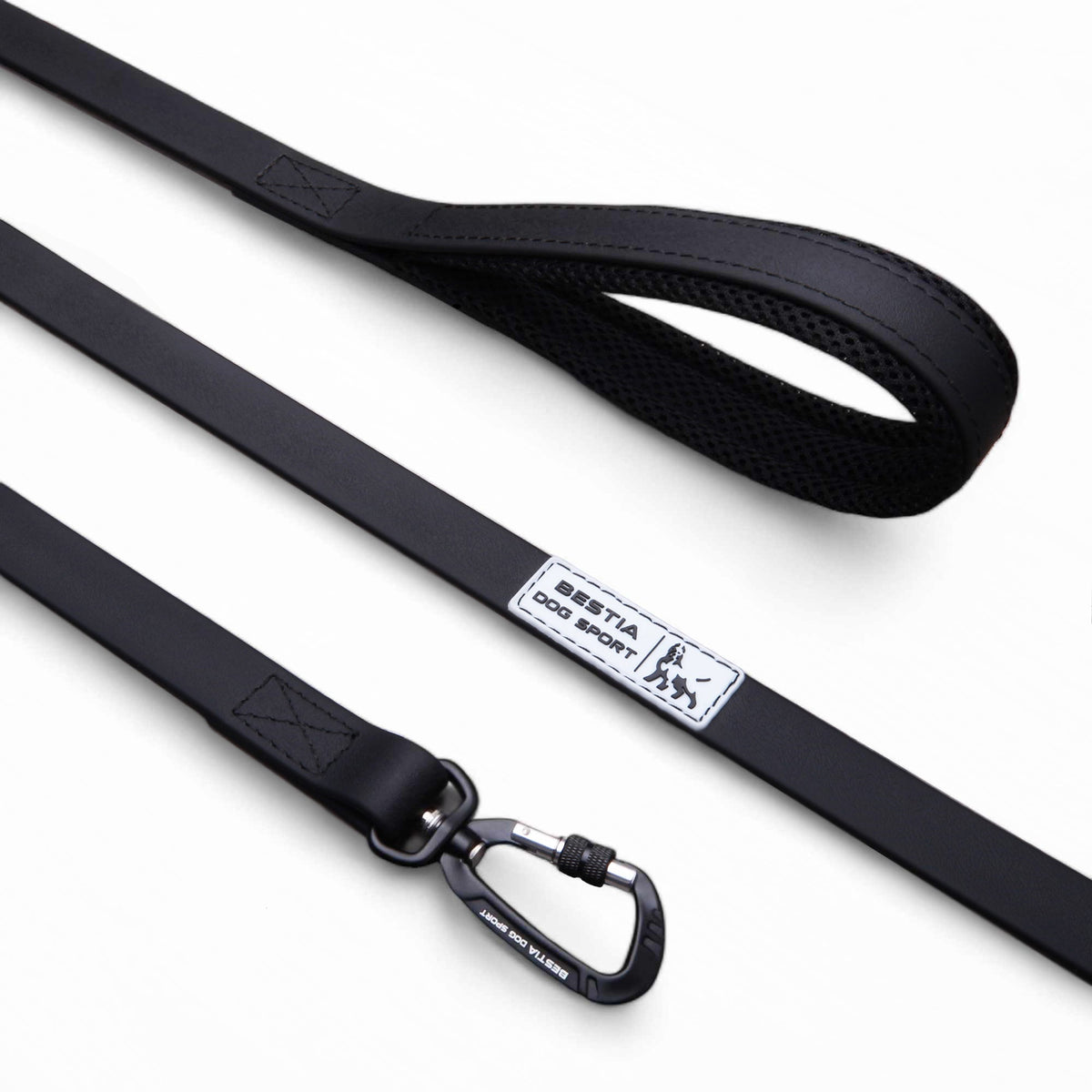 Bestia Dog Sport BESTIA DOG SPORT Tactical Leash Nylon Black pet supplies