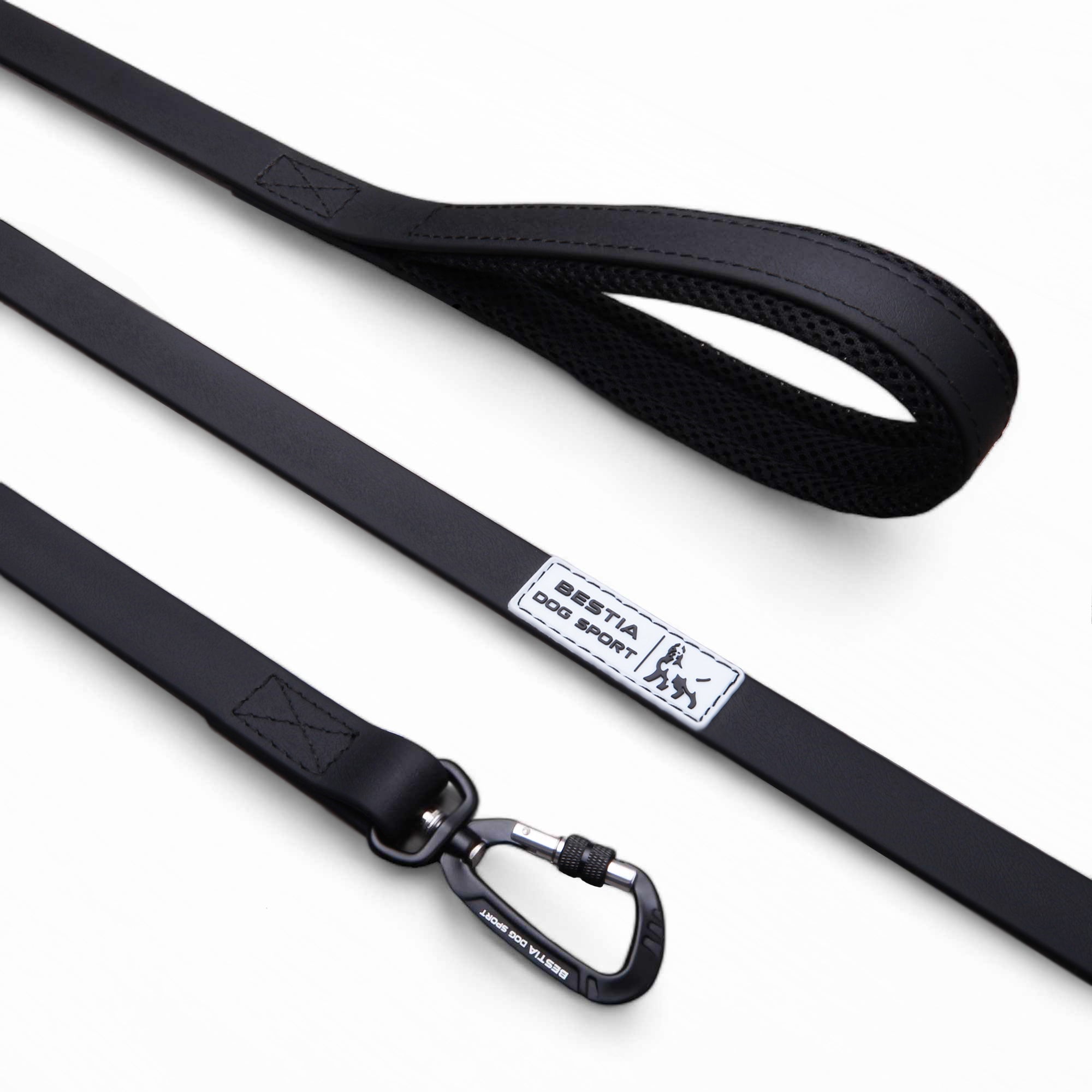 Bestia Dog Sport BESTIA DOG SPORT Tactical Leash Nylon Black pet supplies