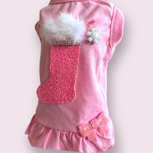 Caviar Stocking Dog Dress