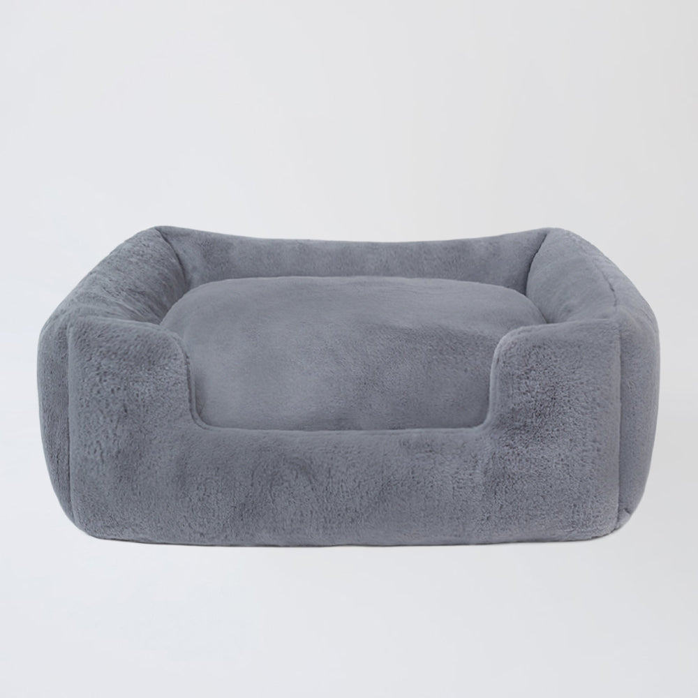 Hello Doggie Big Baby Faux Fur Ultra-Plush Natural Dog Bed