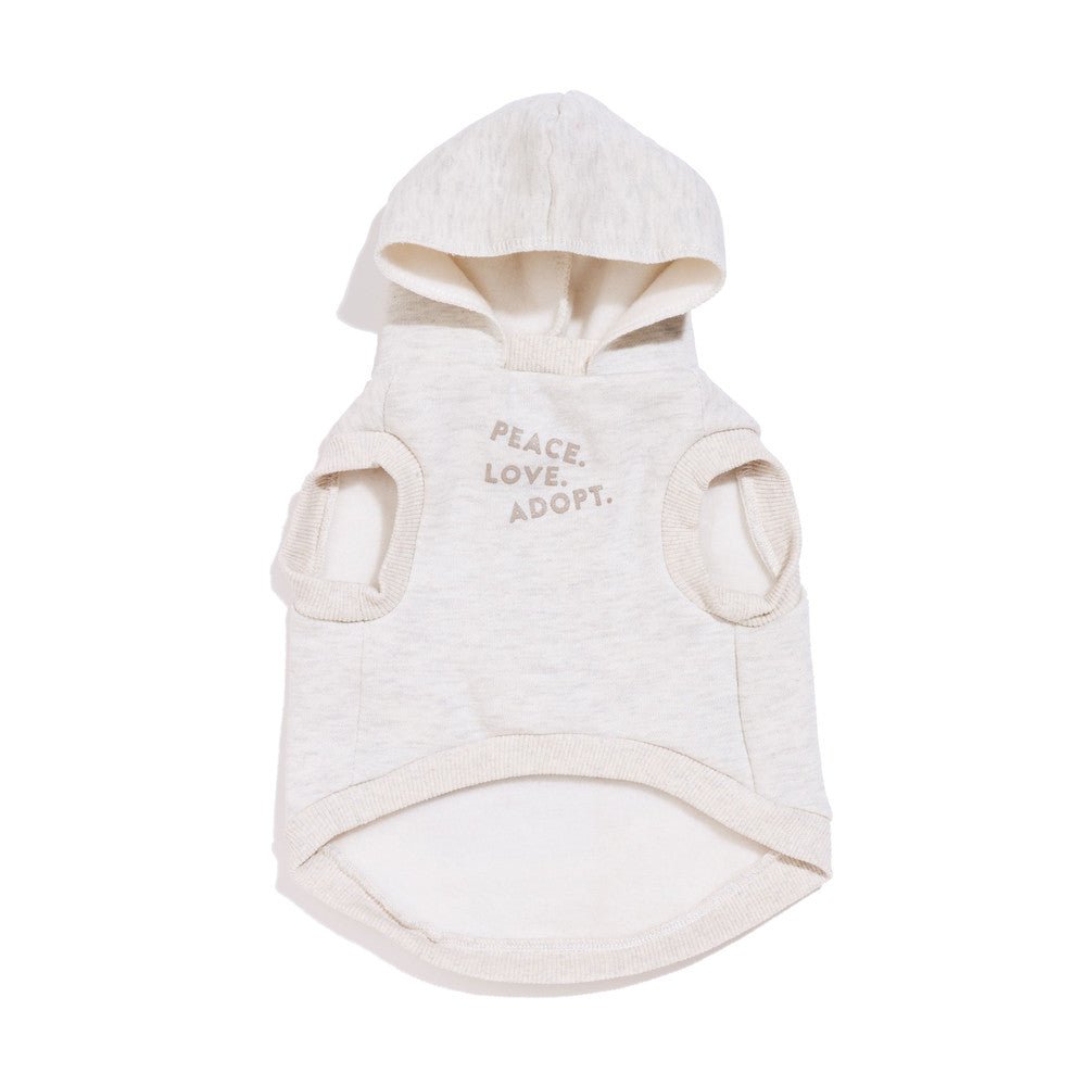 Big Full Heart Animal Hoodie, Heather + Gray