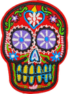 Red Sugar Skull  (L) - Patch