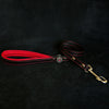 Bestia Dog Gear Genuine Leather Dog Collar - Red