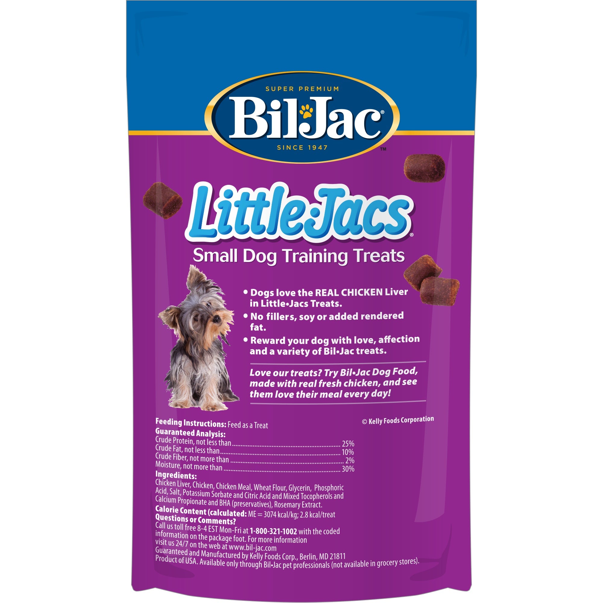 Bil-Jacs Little Jack Soft Training Dog Treats (4oz) - HT Animal Supply