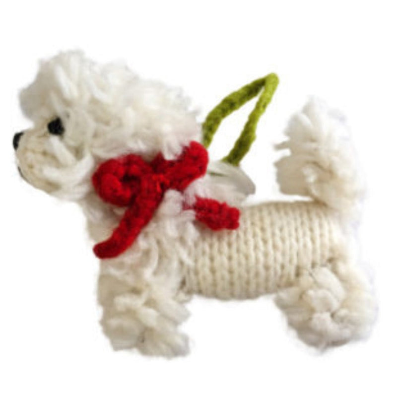 Chilly Dog Bichon Frise Wool Ornament