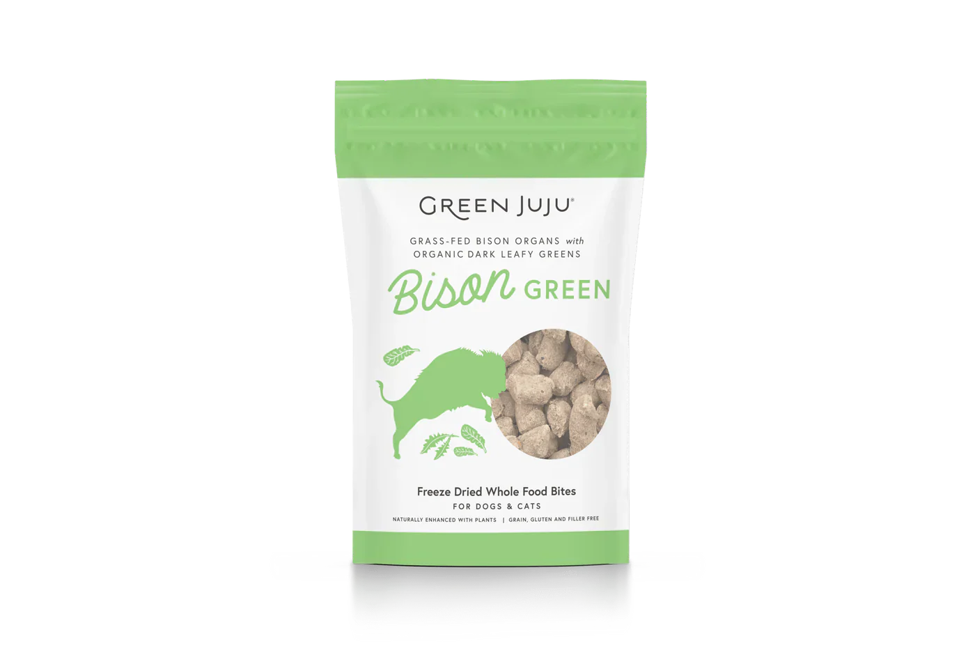 Green Juju Freeze Dried Bison Green Whole Food Bites (2.5OZ)