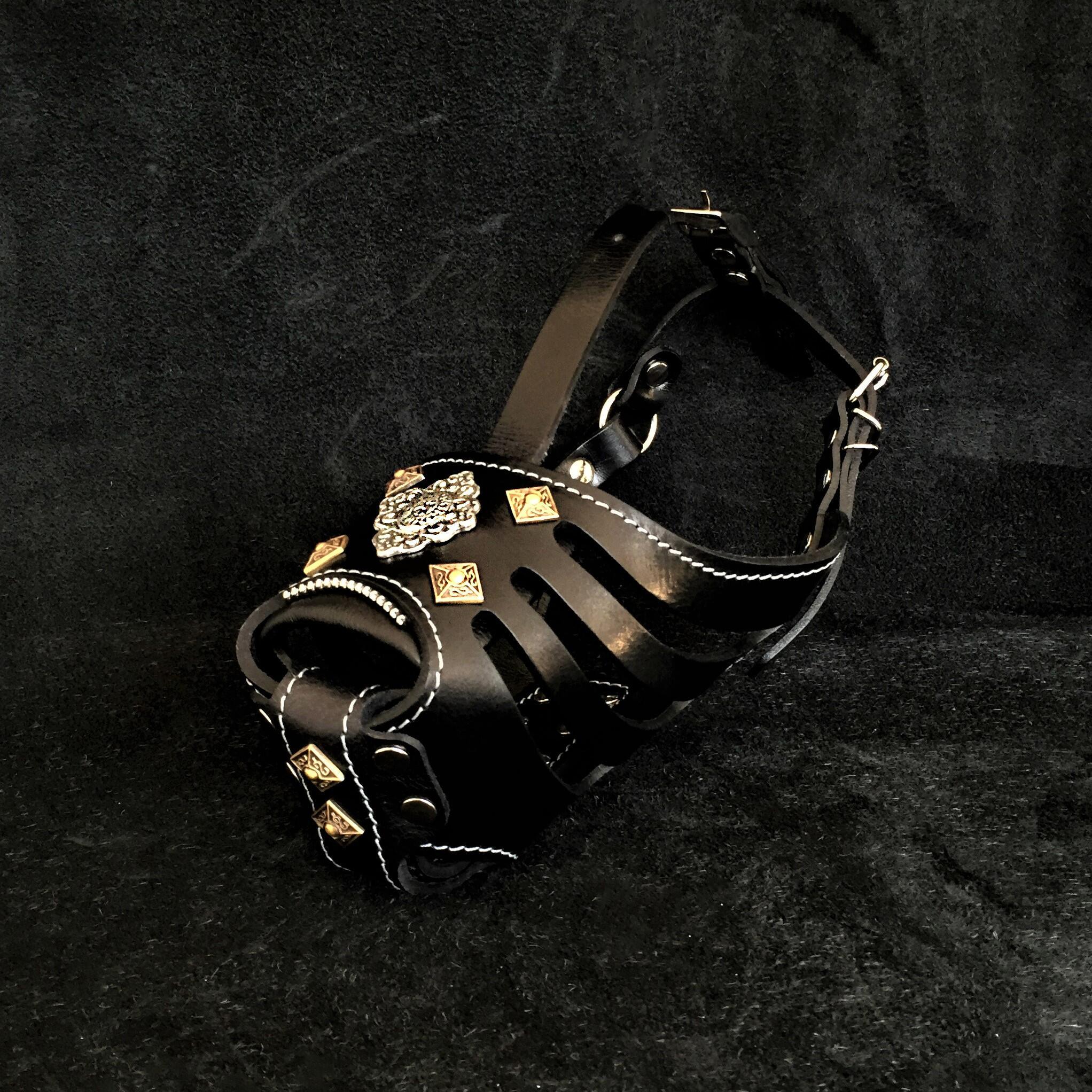 Bestia Dog Gear Personalized Muzzles - Black 