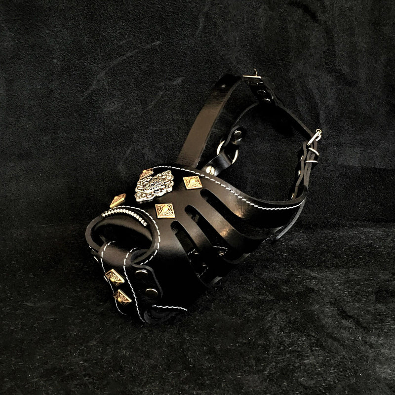 Bestia Dog Gear Personalized Muzzles - Black 