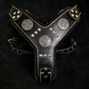 Bestia Dog Gear Genuine Leather Dog Harness - Black/M