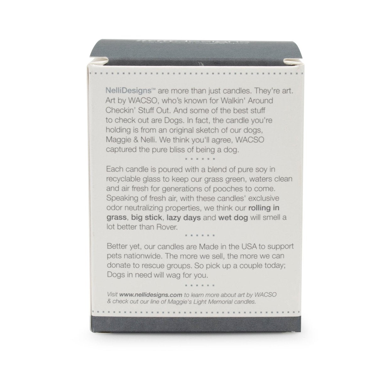 Black Belt with Dogs Life Tag Jar Candle