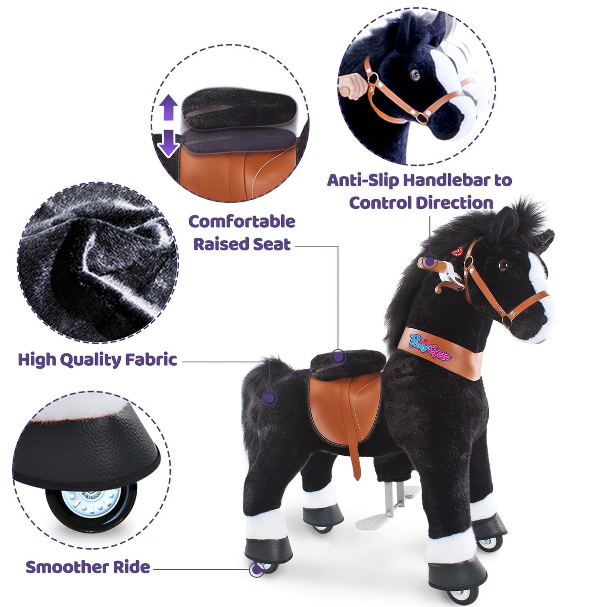 Model U Horse Age 4-7 Black