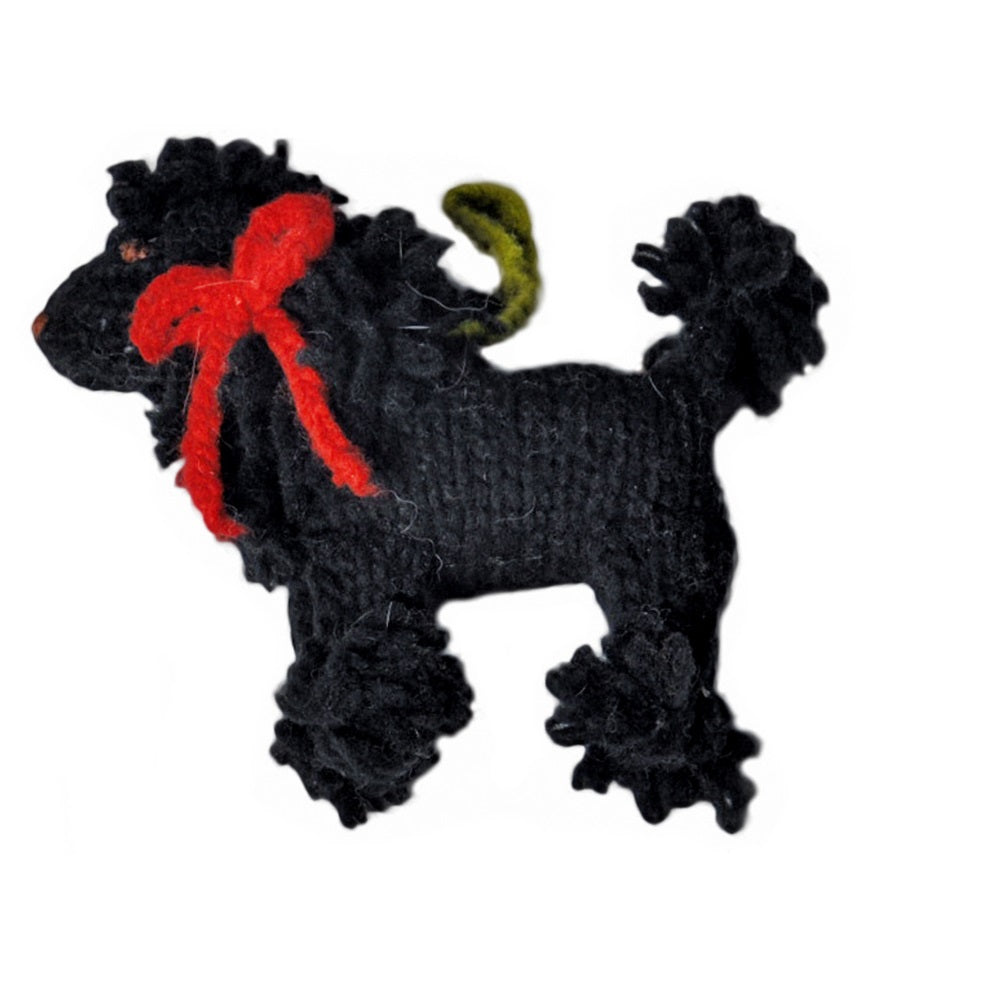 Black Poodle Dog Ornament