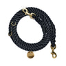 Black Rope Dog Leash, Adjustable & Secure Bolt Snap - Found My Animal