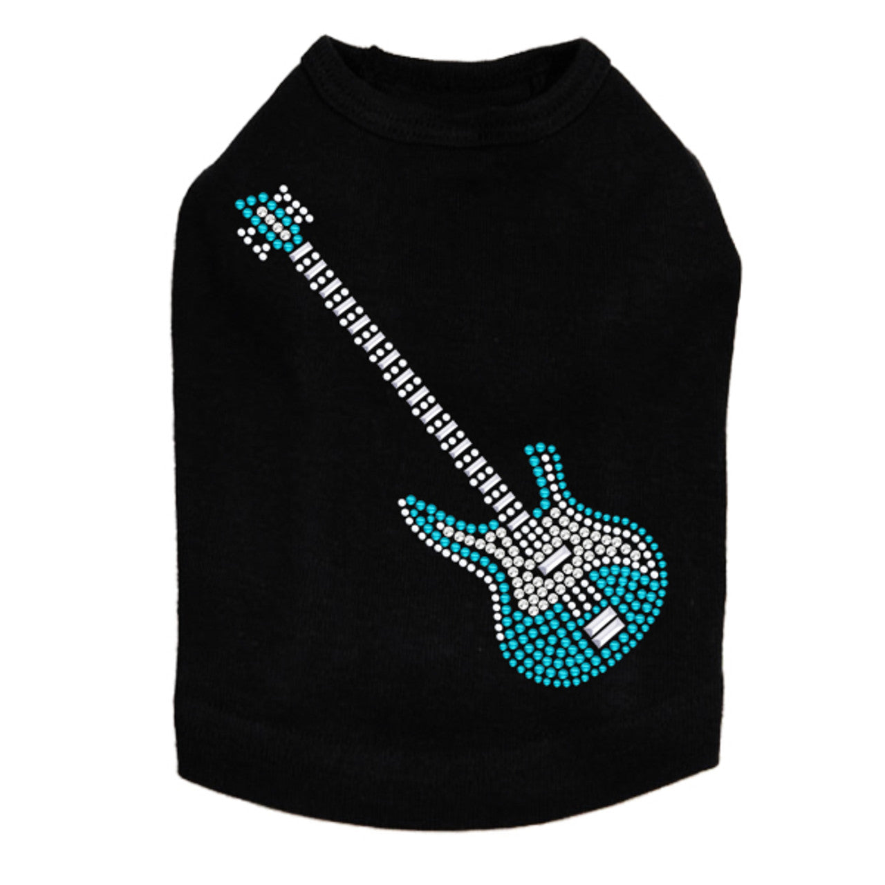 Guitar (Blue Austrian crystal) - Dog Tank