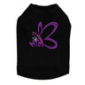 Pink & Purple Nailhead Butterfly - Dog Tank