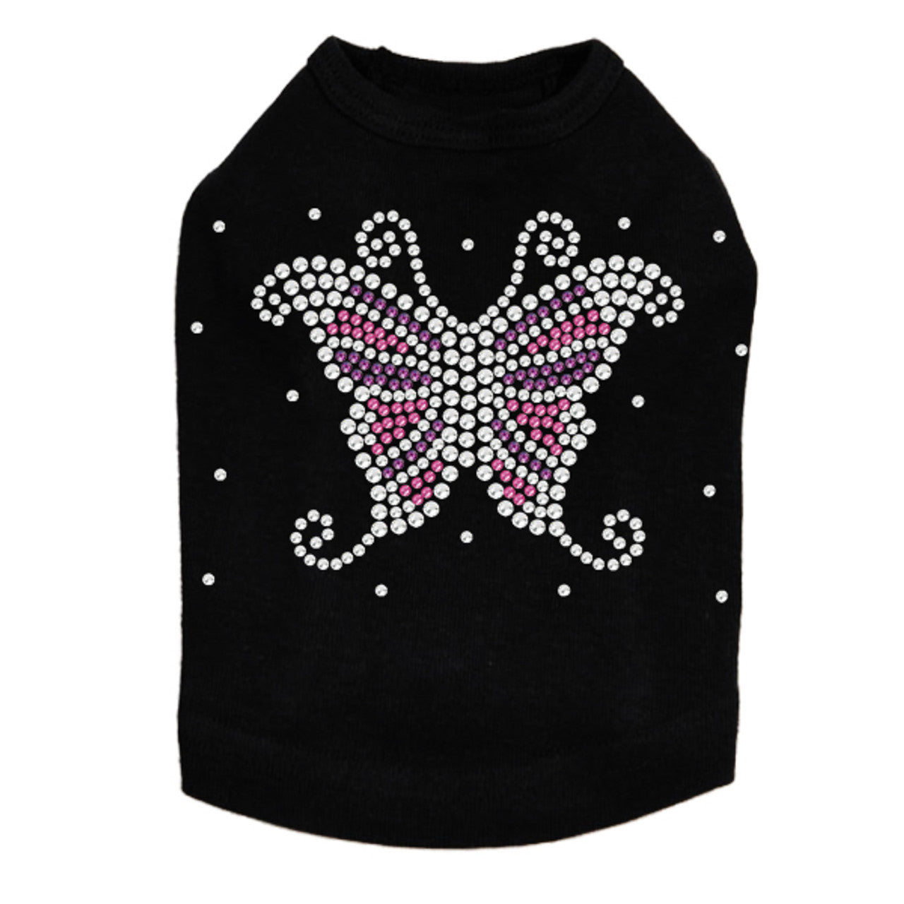 Pink & Purple Butterfly - Dog Tank