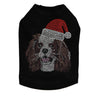Cavalier King Charles Spaniel with Santa Hat - Dog Tank