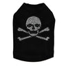 Rhinestone Skull - Dog Tank